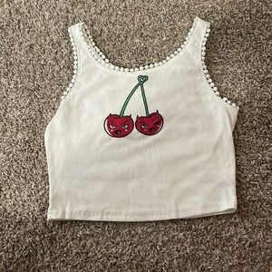 CHERRY CROP TOP